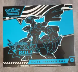 Pokemon TCG Scarlet and Violet Black Bolt ETB (Elite Trainer Box) Sealed - Image 1