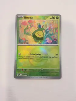 Pokemon TCG Budew (Poke Ball Pattern) 004/131 Prismatic Evolutions Holo NM - Image 1