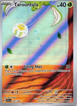 POKEMON Tarountula #199/198 Holofoil SV01: Scarlet & Violet Base Set NM - Image 1