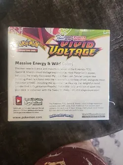 Pokemon Sword Shield Vivid Voltage Booster Box Sealed - Image 2