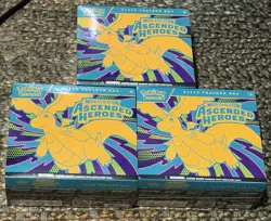 3x Pokemon Ascended Heroes - Elite Trainer Box (ETB) - Brand New Sealed IN HAND - Image 1