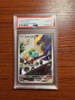 Pokemon TCG Bulbasaur Stellar Crown Illustration - Image 1