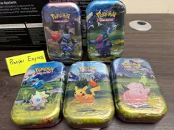 LOT OF 5 SEALED ✅ Pokemon TCG Ascended Heroes MINI TINS Brand New READY TO SHIP - Image 1