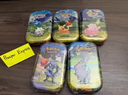 LOT OF 5 SEALED ✅ Pokemon TCG Ascended Heroes MINI TINS Brand New READY TO SHIP - Image 2