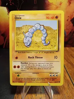 1999 Pokemon Base Set Unlimited Onix #56 VLP - Image 1