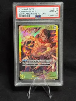 PSA 10 Portgas D. Ace OP07-119 SEC One Piece 500 Years in the Future English - Image 1