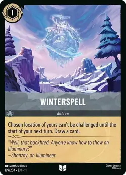 DISNEY LORCANA TCG - Winterspell - Winterspell - Uncommon 199/204 - Image 1