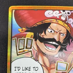 Bandai Roger GOLD Don!! Card One Piece CCG Holo Your Turn +1000 - Image 2