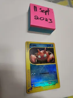 Krabby 115/165 REVERSE HOLO FOIL Rare Pokemon Card LP/Eng - Image 1