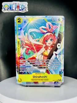 One Piece Card Game 🏴‍☠OP12-102 Shirahoshi SR NM Alt Art Foil ENGLISH - Image 1