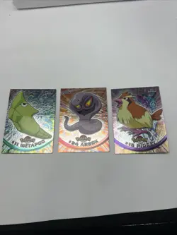Topps Chrome Pokemon Cards Lot Of 3 Chrome Cards NMU T4468 - Image 1
