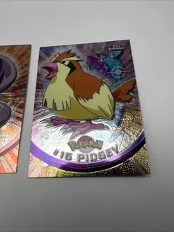 Topps Chrome Pokemon Cards Lot Of 3 Chrome Cards NMU T4468 - Image 4