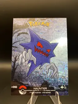 Haunter #93 Cracked Ice Holo Dark Black 2025 Pokemon Card Crystal Collection Per - Image 3
