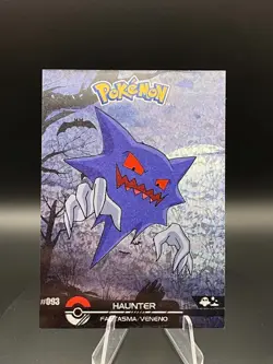 Haunter #93 Cracked Ice Holo Dark Black 2025 Pokemon Card Crystal Collection Per - Image 5