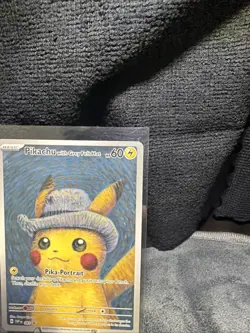 Pokemon Pikachu with Grey Felt Hat 085 SVP Promo Card Regular English - Image 5