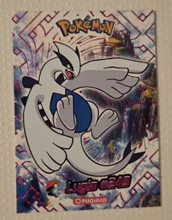CRYSTAL CARD COLLECTION* LUGIA #249 -GENGAR BACK-CRACKED FOIL HOLO RARE* POKEMON - Image 1