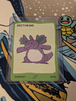 Dysfunctional Passholders Nidoking Neetoking 0034 Pokenots 151 NM Card Pokemon - Image 1