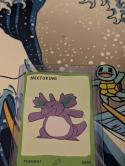 Dysfunctional Passholders Nidoking Neetoking 0034 Pokenots 151 NM Card Pokemon - Image 2