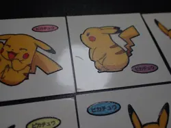 Pokemon Card Daiichi Bread Promo Sticker Pikachu x15 SET #6252 - Image 2