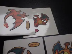 Pokemon Card Daiichi Bread Promo Sticker Charizard x5 SET #6256 - Image 5