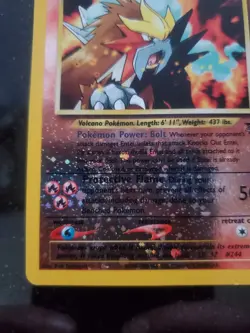 ENTEI Pokemon Black Star Promo Edition Holo #34 Rare Foil Card WOTC/NM - Image 5