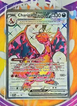 🔥Pokemon Charizard Base Set 004/102 Holo Rare English Card obsidian flames🔥📈 - Image 3