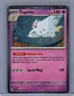 Togekiss - (Cosmos Holo) Promo Miscellaneous Cards & Products 072/191 NM - Image 1
