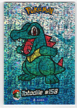 CRYSTAL CARD COLLECTION *TOTODILE #158 - CRACKED ICE * POKEMON* - Image 1