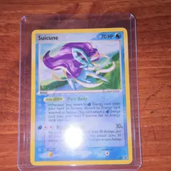 Pokemon Suicune Nintendo 030 70 HP Promo Holo EX Collector's Carry Tin Card - Image 1
