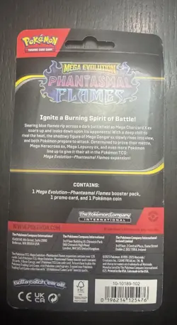 10 Pokemon—Phantasmal Flames Booster Pack-Cottonee/Whimsicott Promo Card/Coin - Image 2