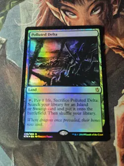 Polluted Delta (Foil) Magic The Gathering MTG Khans of Tarkir - Image 2
