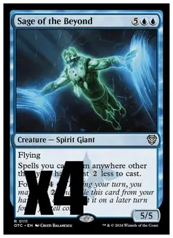 MTG | Sage of the Beyond (x4 Playset) | (NM) Commander: Thunder Junction - Image 1