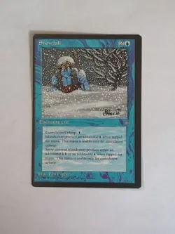 MISPRINT | MISCUT MTG Magic the Gathering MTG Snowfall (101) Ice Age - Image 1