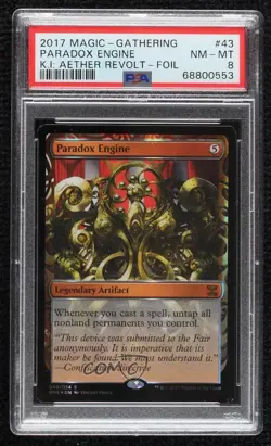 Paradox Engine Foil Magic: Masterpiece Series MPS Kaladesh Inventions PSA 8 - Image 1