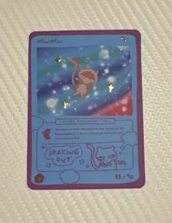 Mewmew (Mew) 88/90 - Pokedoodles Set 1 Fan Art - Pokemon - Image 1