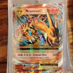 Pokemon M Charizard EX Evolutions Holo Ultra Rare 13/108 HP 220 Card - Image 1