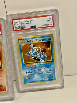 1999 POKEMON JAPANESE CD PROMO CHARIZARD BLASTOISE VENUSAUR SEQUENTIAL PSA 9 TCG - Image 3