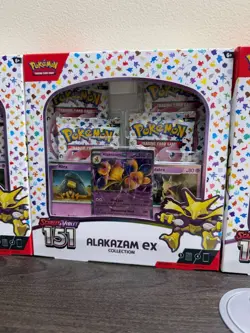 LOT OF 3 - Alakazam Ex Collection Boxes Scarlet & Violet 151 Pokemon 2023 Sealed - Image 3
