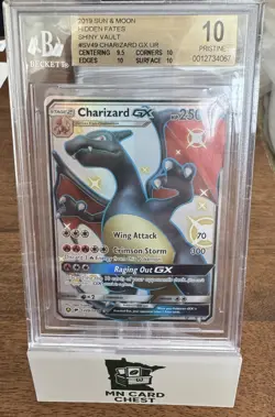Charizard GX SV49/SV94 Hidden Fates: Shiny Vault Holo Pokemon Beckett BGS 10!! - Image 1
