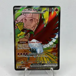 Ethan's Ho-Oh ex 209/182 Pokemon SV10: Destined Rivals Full Art Rare Holo NM/M - Image 1