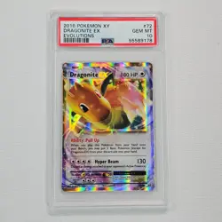 2016 Pokemon XY Evolutions Dragonite EX 72/108 #72 PSA 10 @8F - Image 1