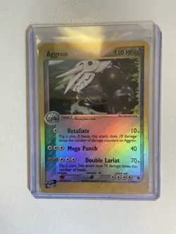 Pokemon Aggron EX Ruby and Sapphire Reverse Holo Rare 1/109 HP - Image 1