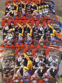 LOT OF 25 🔥 🔥 POKEMON Scarlet & Violet: Destined Rivals SLEEVED BOOSTER PACKS - Image 1