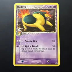 Pokemon Quilava Delta Species 36/101 EX Dragon Frontiers LP - Image 1