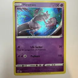 Pokemon TGC 056/172 Mewtwo Cosmos Holo Rare SWSH Promo NM - Image 1