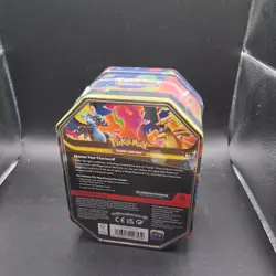 Pokemon TCG Mega Charizard X ex Tin 4 Booster Packs & Charizard Promo Sealed - Image 3
