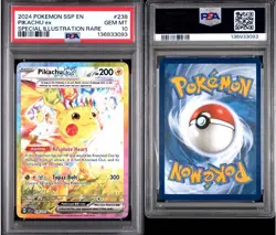2024 Pokemon SSP EN Pikachu Ex Special Illustration Rare PSA 10 #238 - Image 3