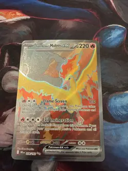 Pokemon TCG Team Rocket's Moltres ex - 208/182 - SV10: Destined Rivals (DRI) - Image 1