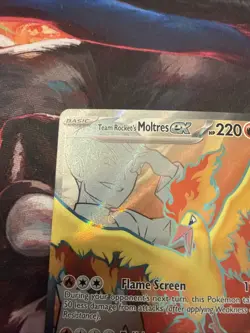 Pokemon TCG Team Rocket's Moltres ex - 208/182 - SV10: Destined Rivals (DRI) - Image 2