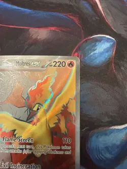 Pokemon TCG Team Rocket's Moltres ex - 208/182 - SV10: Destined Rivals (DRI) - Image 3